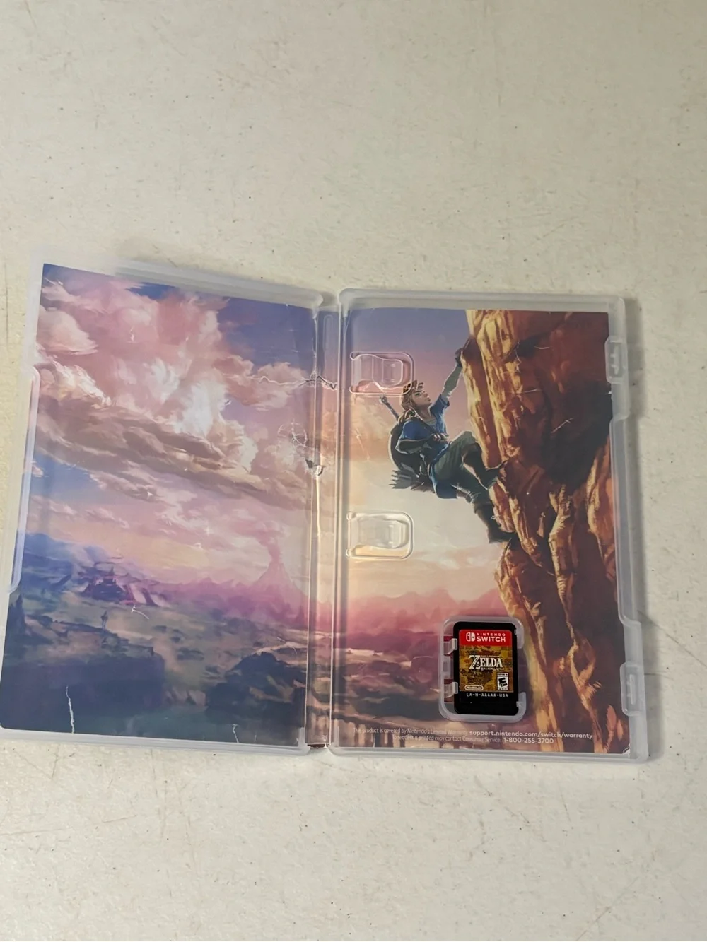 Nintendo Switch The Legend of Zelda Breath Of The Wild game